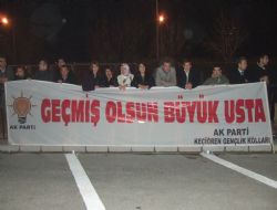 Erdoğan'a coşkulu karşılama